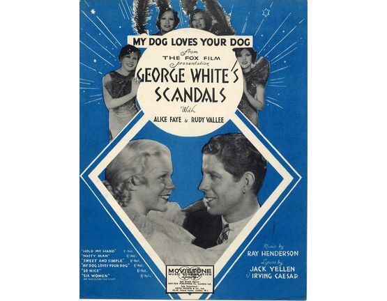 7861 | My Dog Loves Your Dog - From "Scandals" - Alice Faye and Rudy Vallee