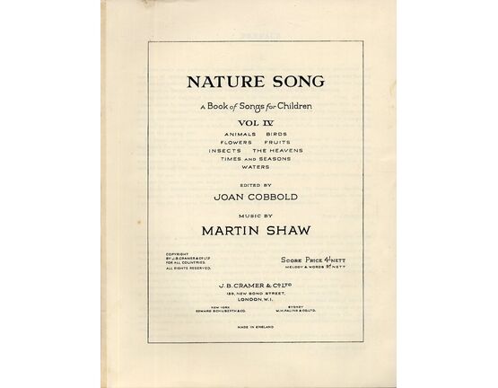 7862 | Nature Song - Book Four