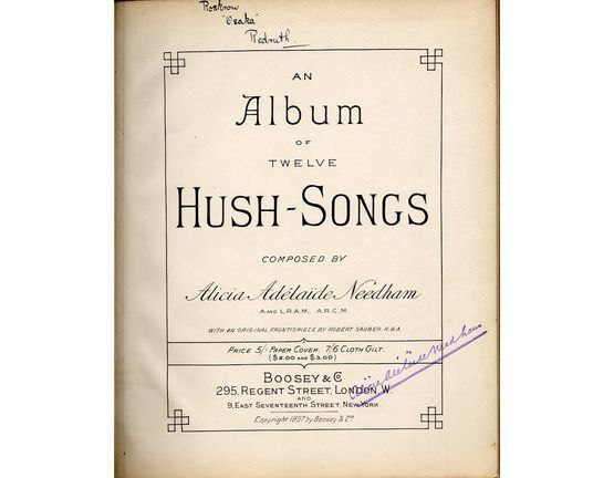 7863 | An Album of Twelve Hush Songs