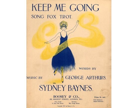 7863 | Keep me Going - Song Fox Trot