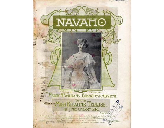 7867 | Navaho - Song as performed by Miss Ellaline Terriss in "The Cherry Girl"