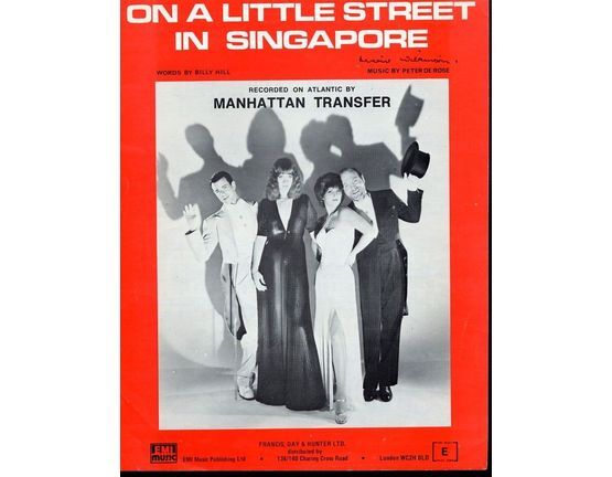 7867 | On A Little Street In Singapore featuring Manhattan Transfer