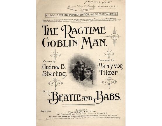 7867 | The Ragtime Goblin Man - Song Featuring Beatie and Babs