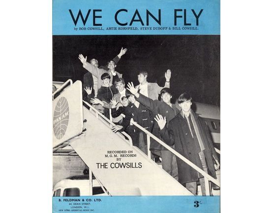 7871 | We can fly - Recorded on MGM Records by The Cowsills - For Piano and Voice with Guitar chord symbols