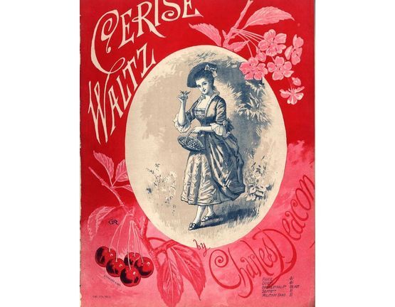 7878 | Cerise Waltz - For Piano with Lyrics - Dedicated to Mrs Myers