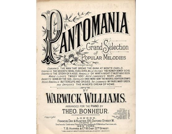 7880 | Pantomania - from Grand Selection of Popular Melodies, as played by the band of the Royal Marines Light Infantry under the direction of Mr George Mill