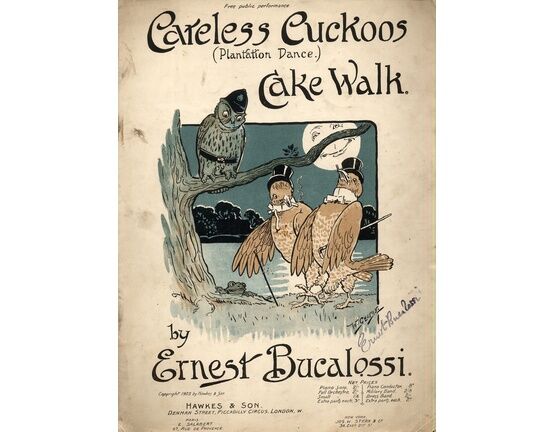 7881 | Careless Cuckoos (Plantation Dance) - Cake Walk - Piano Solo