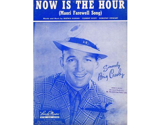 7883 | Now is the Hour (Haere Ra) Maori farewell song -  Bing Crosby
