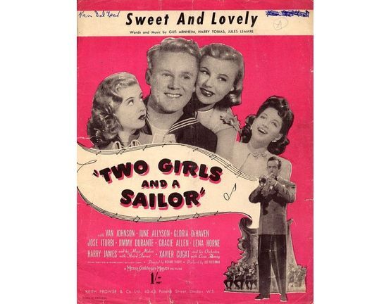 7883 | Sweet and Lovely - As performed in "Two girls and a Sailor"