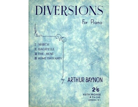 7884 | Diversions  - For Piano