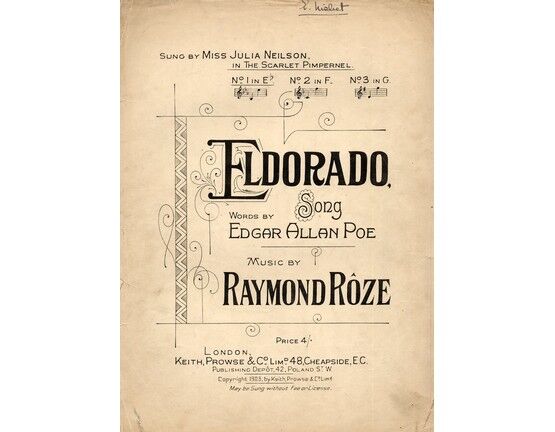 7884 | Eldorado - Song in the key of E flat major