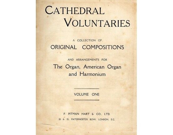 7893 | Cathedral Voluntaries - For the Organ, American Organ and Harmonium - Volume 1
