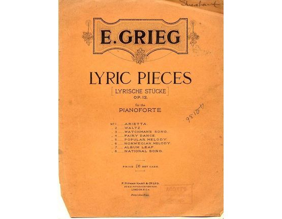 7893 | Lyric Pieces (Lyrische Stucke) - Op. 12 - For the Pianoforte Solo
