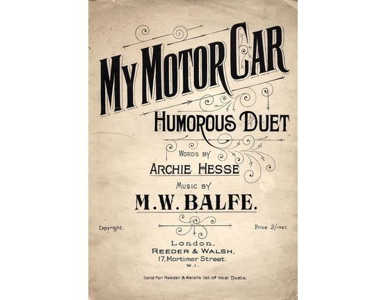 7900 | My Motor Car - Humorous Vocal Duet