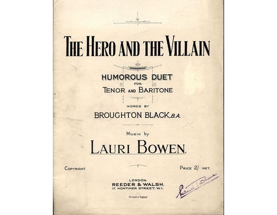 7900 | The Hero and the Villain - Humorous Duet for Tenor and Baritone
