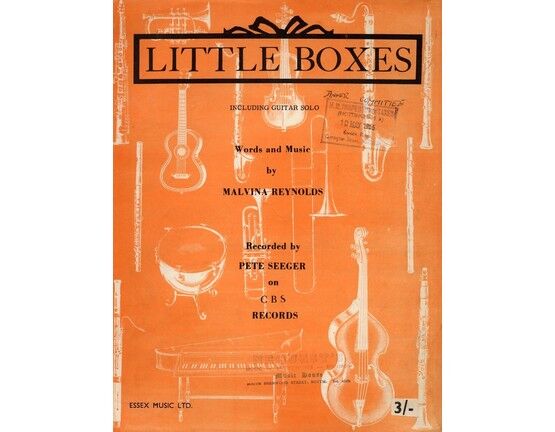 7905 | Little Boxes - Including guitar solo - As performed by Pete Seeger