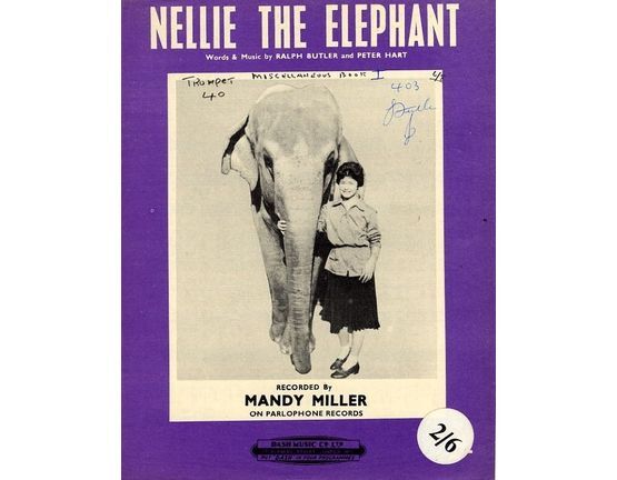 7907 | Nellie the Elephant - As recorded by Mandy Miller on Parlophone Records