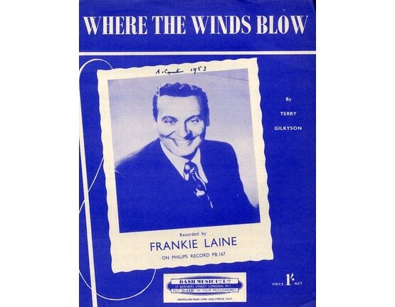 7907 | Where the winds blow - As performed by Frankie Laine