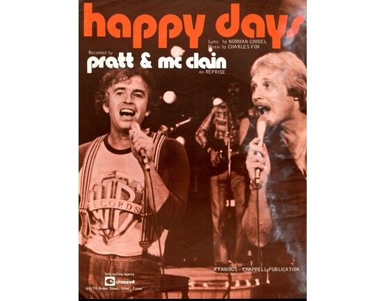 7910 | Copy of Happy Days - Song - Featuring Pratt & McClain