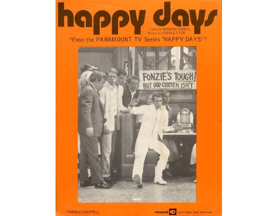 7910 | Happy Days - Song - Featuring The Cast of 'Happy Days' Including Fonzie