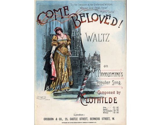 7933 | Come Beloved! Waltz - For Piano Solo