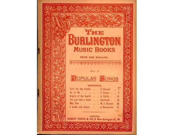 7934 | Popular Songs - The Burlington Music Books - Series  No. 1