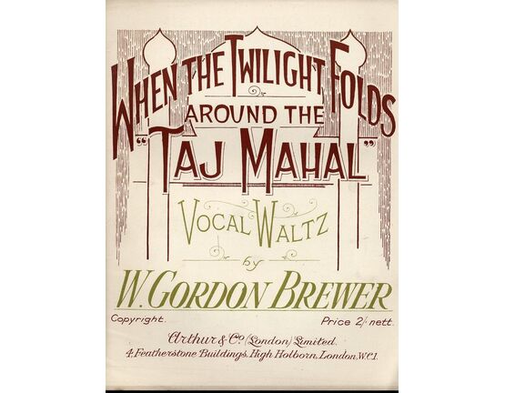 7939 | When the Twilight Folds Around the Taj Mahal
