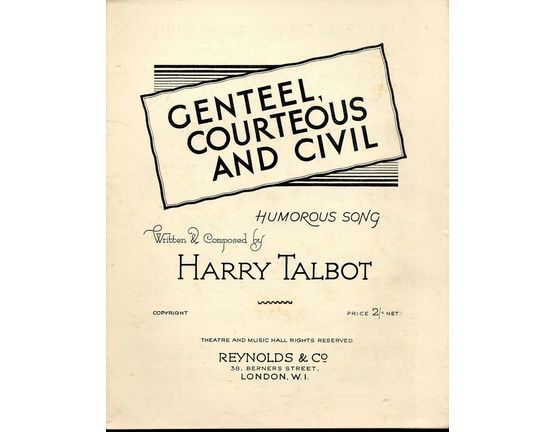 7941 | Genteel, Courteous and Civil - Humorous Song