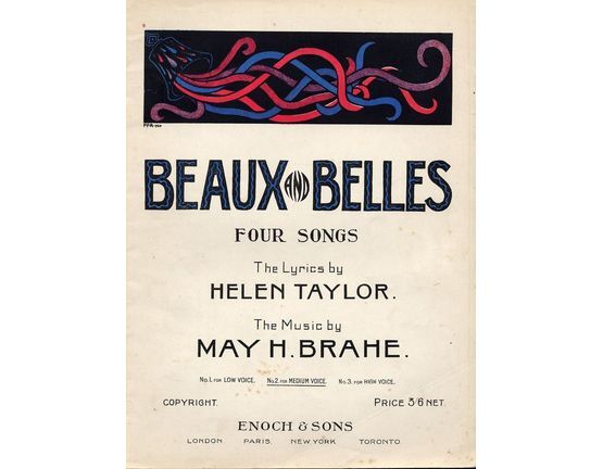 7943 | Beaux and Belles - Four Songs - No. 2 for Medium Voice
