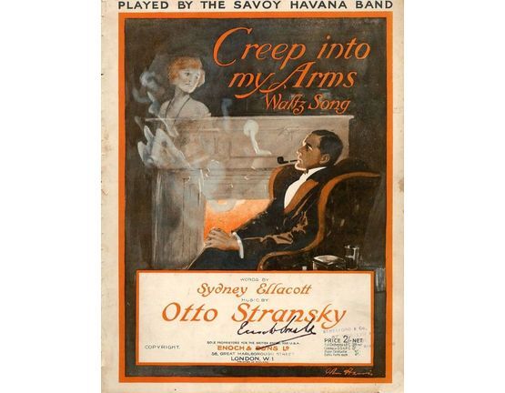 7943 | Creep into my Arms - Waltz Song - Played by the Savoy Havana Band - For Piano and VOice