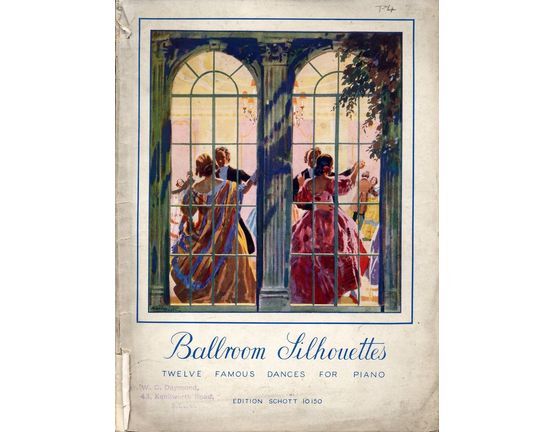 7947 | Ballroom Silhouettes - Twelve Famous Dances for Piano - Edition Schott Mo. 10150