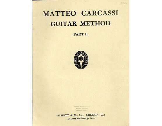 7947 | Matteo Carcassi - Guitar Method Part 2