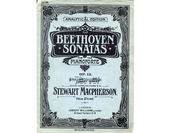 7964 | Beethoven - Sonata in C minor - Op. 13 - From Beethoven Sonatas - For the Pianoforte - Analytical Edition No. 8