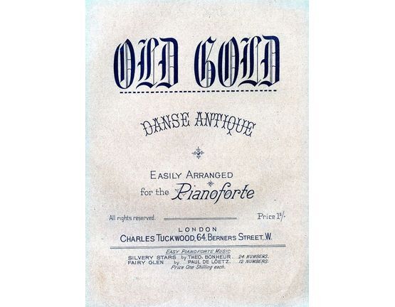 7965 | Old Gold - Danse Antique for piano