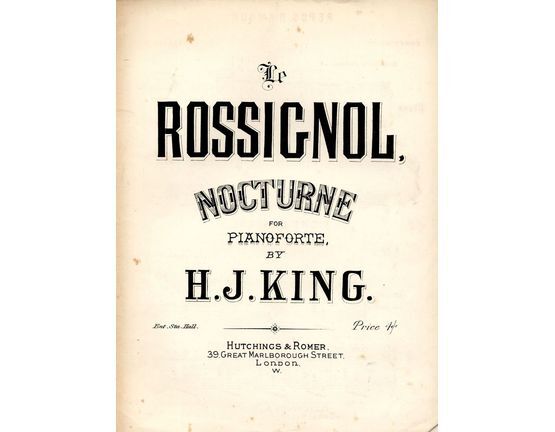 7968 | The Rossignol Nocturne for Pianoforte