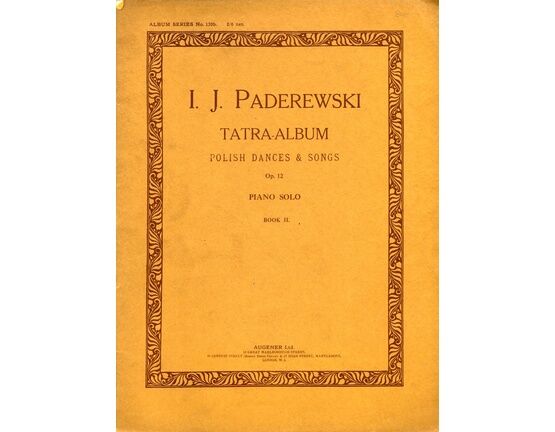 7977 | Tatra Album (Book 2) - Polish Dances & Songs (Op. 12) - Piano Solos