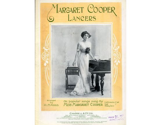 7979 | Margaret Cooper Lancers - On Popular Songs by Miss Margaret Cooper - For Piano Solo