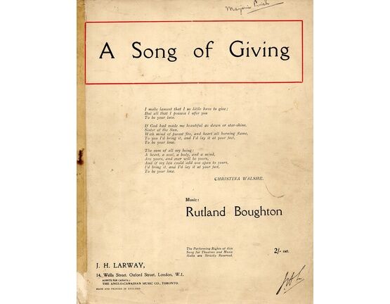 7987 | A Song of Giving