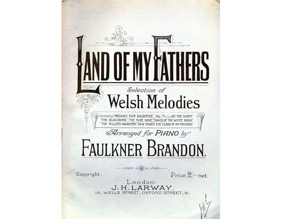 7987 | Land of my Fathers - Selection of Welsh melodies arranged for Piano