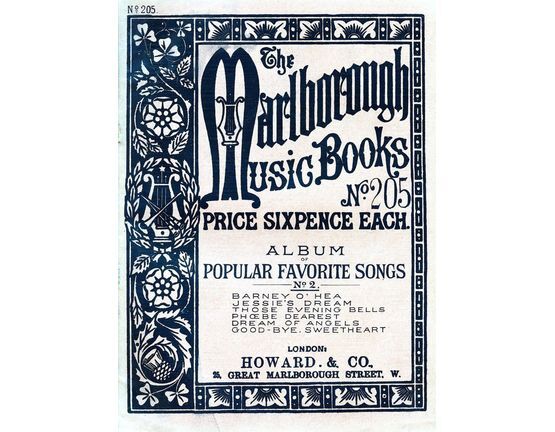 7992 | The Marlborough Music Books Series No. 205 - Album of Popular Favourite Songs No. 2