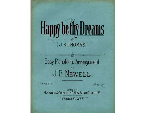 7993 | Happy be thy Dreams - Easy Pianofore arrangement