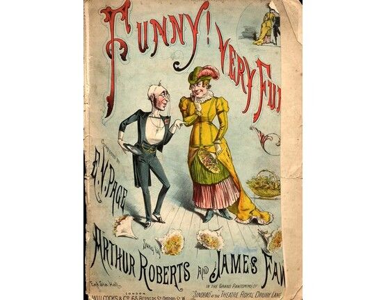 7995 | Funny! Very Funny - Song - Sung by Arthur Roberts and James Fawn in the pantomime of Sinbad at the Theatre Royal Drury Lane