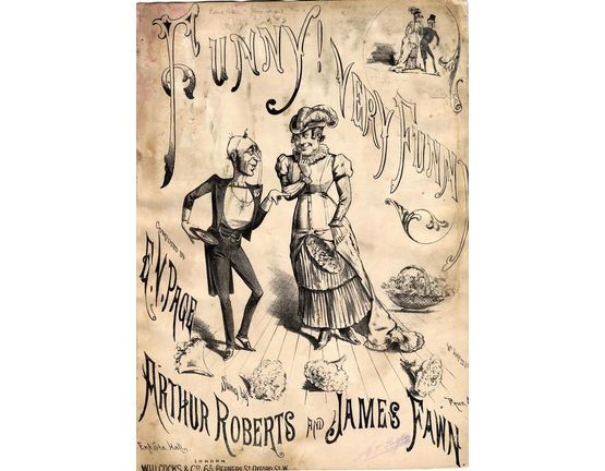7995 | Funny! Very Funny - Song - Sung by Arthur Roberts and James Fawn in the pantomime of Sinbad at the Theatre Royal Drury Lane