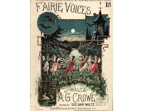 8011 | Fairie Voices - Waltz - Performed with the greatest success at the Promenade Concerts Covent Garden - For Piano with Children Voices Ad. Lib.
