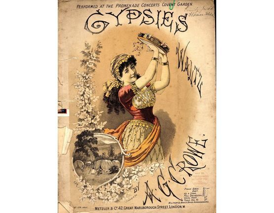 8011 | Gypsies Waltz - As Performed at the Promenade Concerts Covent Garden - Dedicated to W. Freeman Thomas Esq.