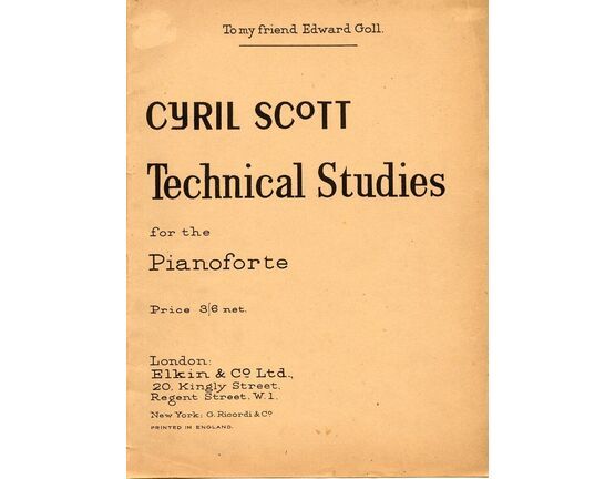 8023 | Technical Studies - For the Pianoforte