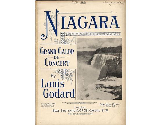 8026 | Niagara - Grand Galop de Concert for Piano Solo