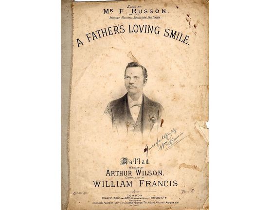 8028 | A Father's Loving Smile - Ballad as sung by Mr. F. Russon