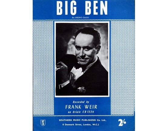 8047 | Big Ben - Slow Rock Piece for Piano - Featuring and recorded by Frank Weir