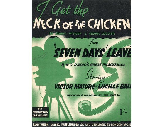 8047 | I get the neck of the chicken - Song from the musical "Seven Days Leave"